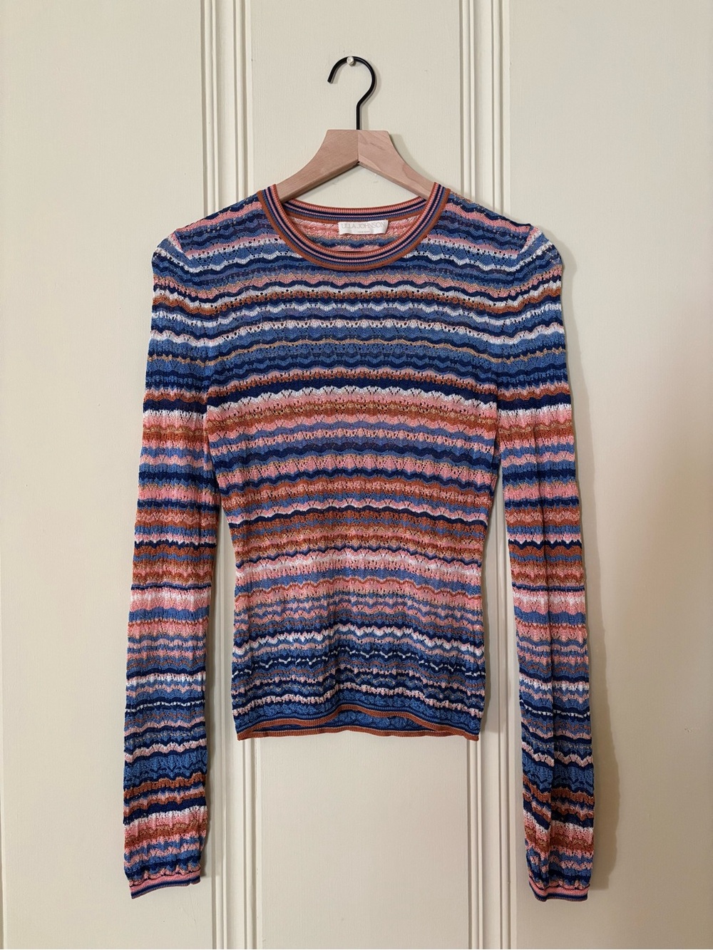 Ulla Johnson Lunaire Long Sleeve Knit Top - Size L